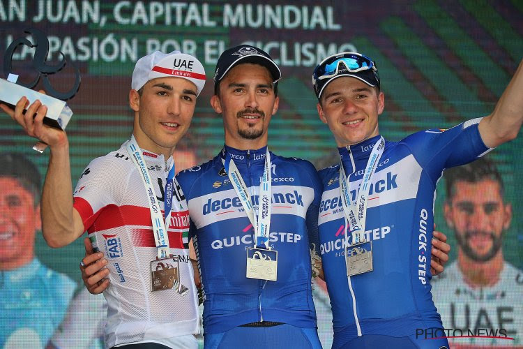 Julian Alaphilippe al goed op dreef: "Ik kreeg kostbare informatie van Remco"