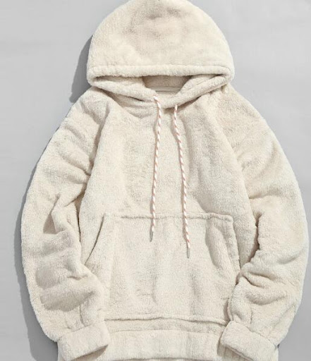 Title 2, Lamb wool hooded pullover mens