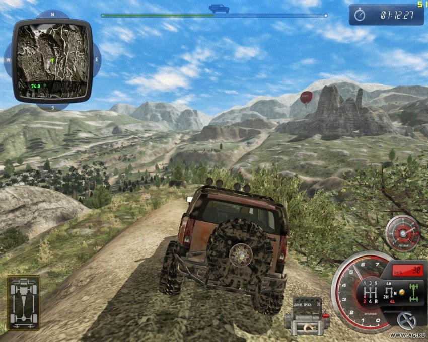 Hình ảnh trong game 4x4 Hummer (screenshot)