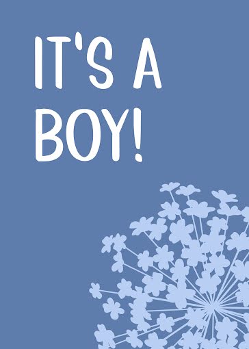 Announcement Gender Reveal 37 - Gender Reveal Announcements template