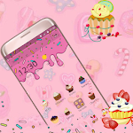 Cover Image of Descargar Pink Sweet Cake Theme 1.1.3 APK