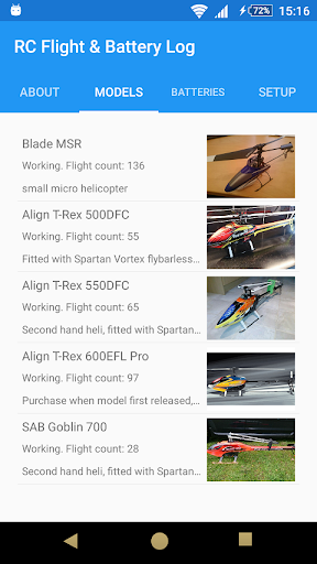 RC Flight and Battery Log (Free) - v5.0.8