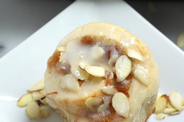 Triple Almond Cinnamon Rolls