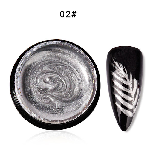 Title 1, Metal Glue Phototherapy Nail Polish Mirror Gold...