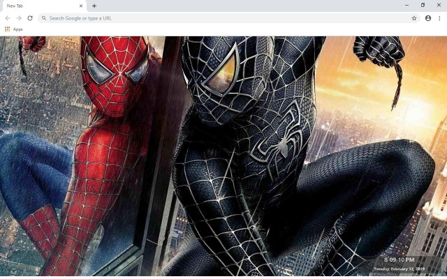 Spiderman Full HD Custom New Tab