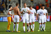 Tottenham and England striker Harry Kane gets the match ball after scoring a hat-trick in a Champions League match away at APOEL Nocisia in the Cyprus on Tuesday 26 September 2017. 