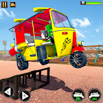 Cover Image of Descargar Modern Tuk Tuk Rickshaw Demolition Derby Stunts 1.0.1 APK