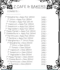 Z Cafe & Bakers menu 1