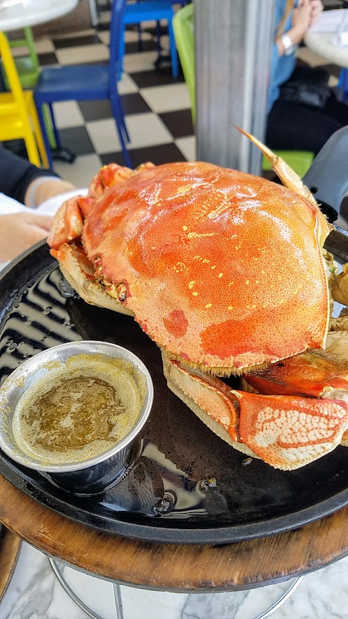 A Visit to Salito's Crabhouse in Sausalito, the famous special here, the hot dungeness crab with their secret garlic sauce