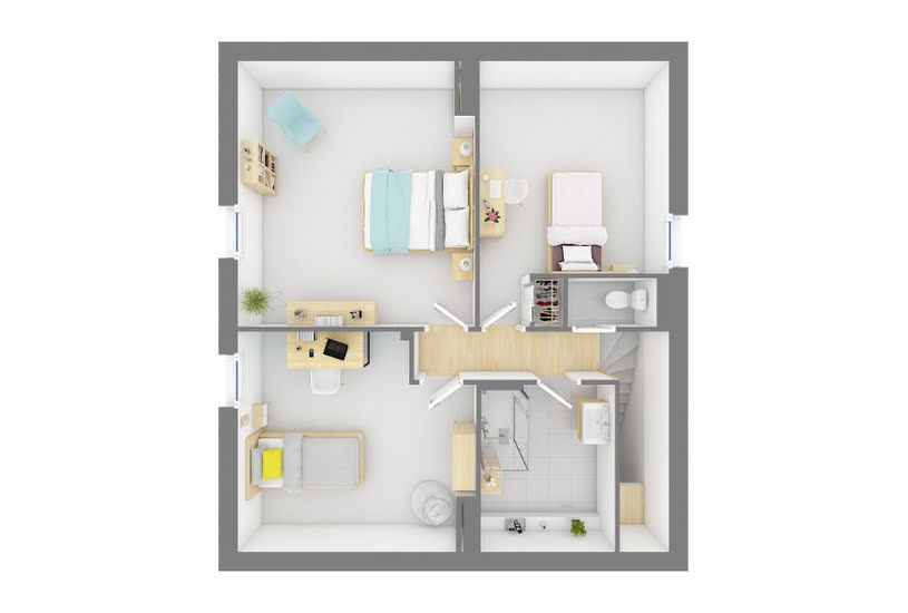  Vente Terrain + Maison - Terrain : 696m² - Maison : 110m² à Bellegarde-sur-Valserine (01200) 