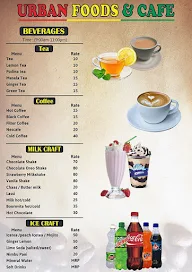 Urban Foods And Cafe menu 1