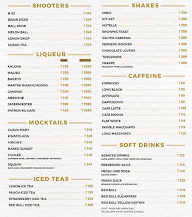 Lux Club Cafe & Rooftop Jaipur menu 1