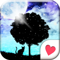 幻想きらきら 猫と満月の壁紙 Androidアプリ Applion