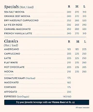 Third Wave Coffee menu 1