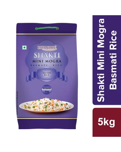 Patanjali Shakti Rice Xxl Mini Mogra - 5 kg