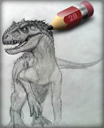 Sketch Jurassic Dinosaur World