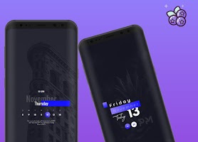 Blueberry KWGT Screenshot