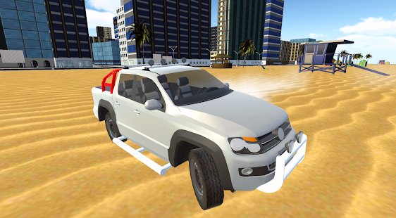 Amarok Transporter Driving 3D banner