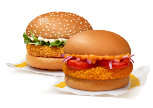 McVeggie Burger + McAloo Tikki Burger