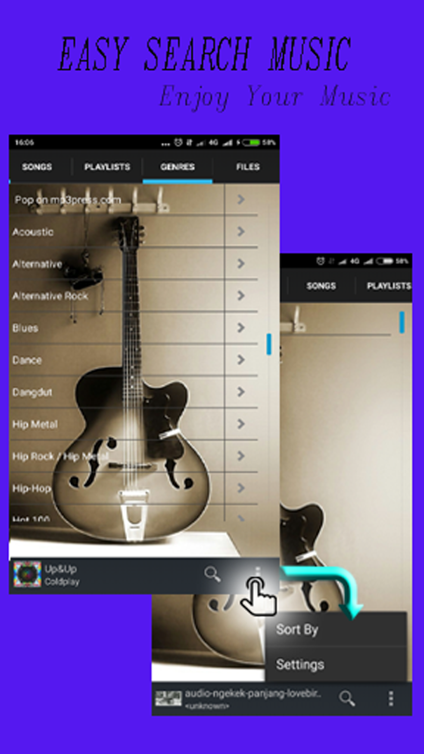 MP3 Tube Music Player Screen 3