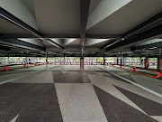 One of the studio spaces being used for boxing training.