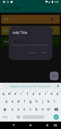 Screenshot Tap Counter : Count Click