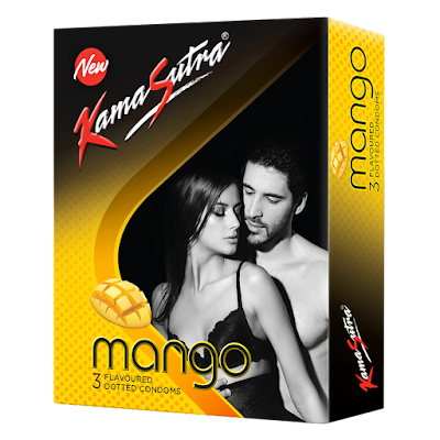 Kamasutra Mango Flavoured Condoms - 3 pcs