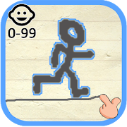 Stickman Line Runner for kids and adults  Icon