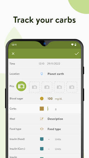 Screenshot mySugr - Diabetes Tracker Log