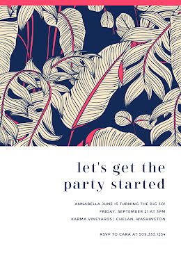 Annabella's 30th Birthday - Party Invitation item