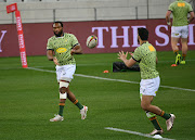 Damian de Allende (right) and Lukhanyo Am have forged an outstanding midfield partnership for the Springboks.