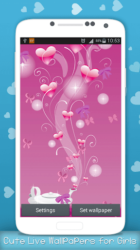 Download Cute Live Wallpapers for Girls Google Play softwares ...