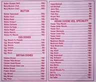 Krishna Restaurant and Bar menu 8