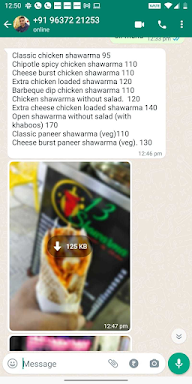 13 Shawarma menu 1