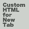 Item logo image for Custom HTML for New Tab