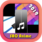 Cover Image of ดาวน์โหลด Sword Art Online Piano Tiles Pop 2019 1.3 APK