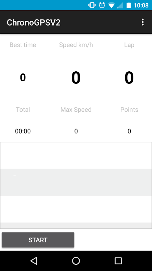 ChronoGPS V2 Screen 3