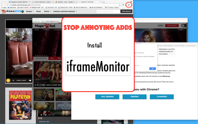 iframeMonitor chrome extension