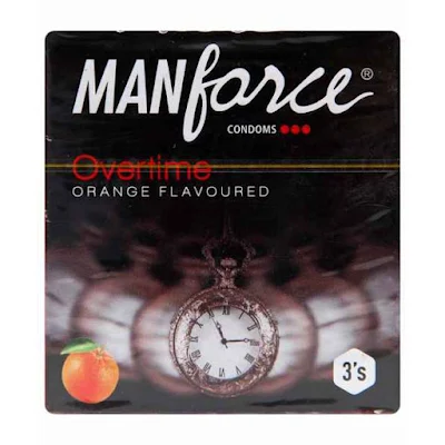 MANFORCE CONDOM OVERTIME ORANGE 3PC