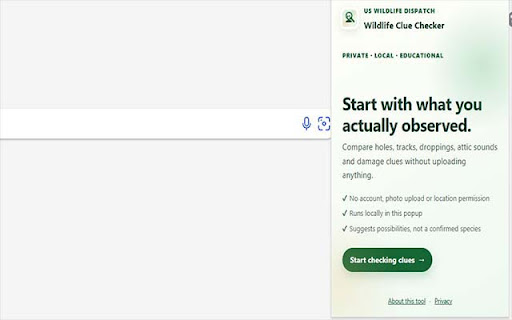 Home & Yard Wildlife Clue Checker screenshot 2