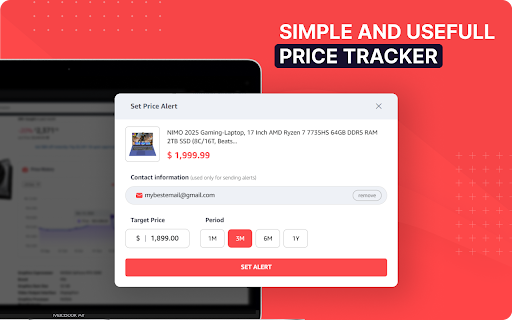 Price Chart – Amazon Price Tracker & Price History Preview 3