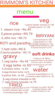 Dutta's Kitchen menu 1