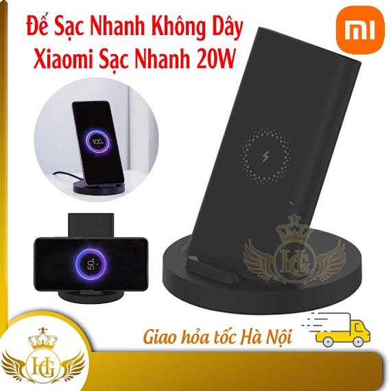 Đế Sạc Không Dây Xiaomi 20W - Đế Sạc Nhanh Không Dây Cho Các Dòng Điện Thoại - Hàng Chính Hãng An Toàn Sạc Nhanh