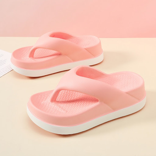 Title 5, Womens Platform Height Increasing Flip Flops C...
