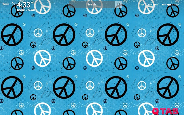 Peace symbol New Tab Peace Wallpapers