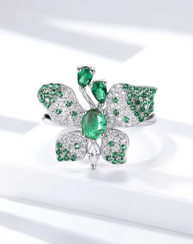 Bague Papillon Partysu en argent S9 - 3
