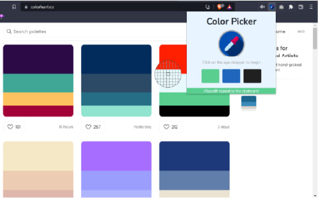 Color Picker chrome extension