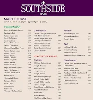 Southside Cafe menu 2