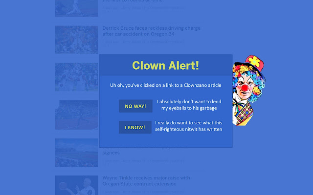 Clownzano Alert