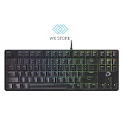 Bàn Phím Cơ Gaming Dareu Ek880 87Key ( Rgb, Blue/ Brown/ Red D Switch) - Black - Chính Hãng ( Bh 2 Năm)